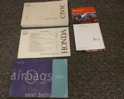 2002 Honda Civic Coupe Owner's Manual Set