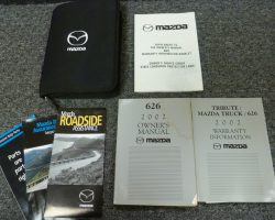 2002 Mazda 626 Owner's Manual Set