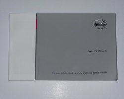 2002 Nissan Quest Owner's Manual Set