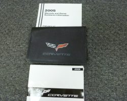 2005 Chevrolet Corvette Owner's Manual Set