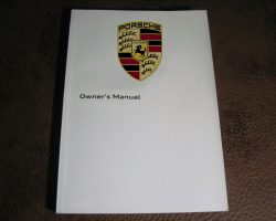 2005 Porsche Carrera GT Owner's Manual Set