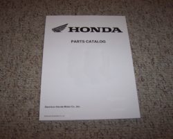 2006 Honda CBR 600 F4i Parts Catalog Manual