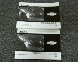 2009 Chevrolet Colorado Owner's Manual Set