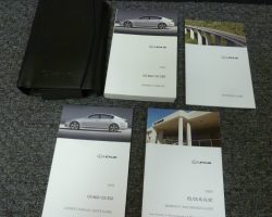 2009 Lexus GS460 & GS350 Owner's Manual Set