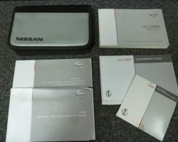2009 Nissan Cube Owner's Manual Set