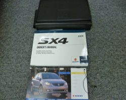 2009 Suzuki SX4 Owner's Manual Set