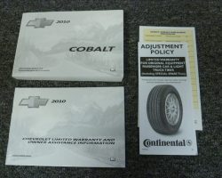 2010 Chevrolet Cobalt Owner's Manual Set