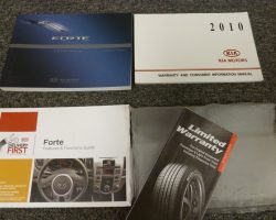 2010 Kia Forte Owner's Manual Set