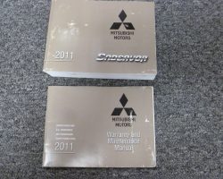 2011 Mitsubishi Endeavor Owner's Manual Set