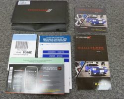 2012 Dodge Challenger Including SRT8 Owner's Operator Manual User Guide Set