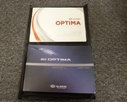 2012 Kia Optima Owner's Manual Set