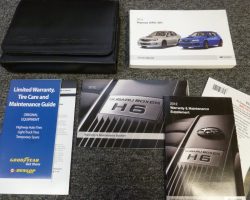 2012 Subaru Impreza WRX Sti Owner's Manual Set