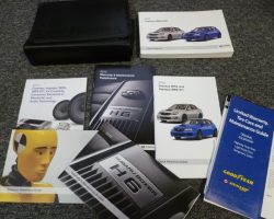 2013 Subaru Impreza WRX Sti Owner's Manual Set
