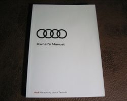 2017 Audi A5 Coupe & S5 Coupe Owner's Manual Set