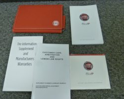2017 Fiat 500e Owner's Manual Set