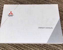 2021 Mitsubishi Eclipse Cross Owner's Manual