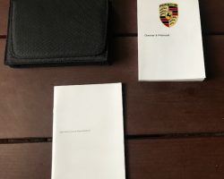 2021 Porsche 718 Spyder Owner's Manual Set