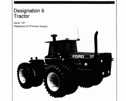 Service Manual for Versatile Tractors model 836