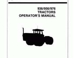 Operator's Manual for Versatile Tractors model 936