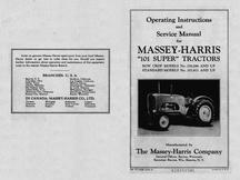 Massey-Harris 4283505M1 Operator Manual - 101 Super Tractor