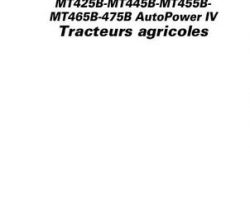 Challenger 4315795M1 Operator Manual - MT425B / MT445B / MT455B / MT465B / MT475B (AutoPower IV, tier 3)