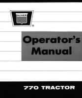 Oliver 432019 Operator Manual - 770 Tractor