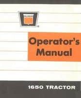 Oliver 432077 Operator Manual - 1650 Tractor