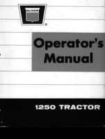 Oliver 432112 Operator Manual - 1250 Tractor