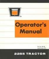 Oliver 432335 Operator Manual - 2255 Tractor