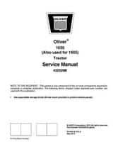 Oliver 432526B Service Manual - 1650 / 1655 Tractor (packet)