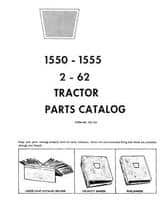Oliver 433124 Parts Book - 1550 / 1555 / 2-62 Tractor