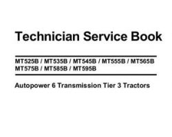 Challenger 4346427M1 Service Manual - MT500B Series (AutoPower VI, tier 3) Technician Service Book