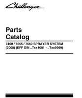 Challenger 517147D1B Parts Book - 7460 / 7655 / 7660 Sprayer (liquid system, eff Txx1001, 2008)
