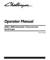 Challenger 519178D1C Operator Manual - 4460 / 4660 Sprayer (auto trans, eff sn Txxx1001, 2008)