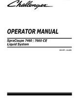 Challenger 523711D1D Operator Manual - 7460 / 7660 Sprayer (liquid system, eff Uxx1001, 2009, CE)