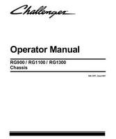 Challenger 552444D1D Operator Manual - RG900 / RG1100 / RG1300 RoGator (chassis, w/o DEF, 2012)