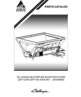 Challenger 558891D1E Parts Book - L4330G4 RoGator (system, sn Wxx1001 - Gxxx9999, 2011 - 2016)