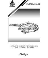 Challenger 558892D1E Parts Book - Air Max 180 RoGator (system, sn Cxxx1001- Gxxx9999, 2012-2016)