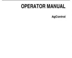 Challenger 568106D1A Operator Manual - AgControl (sprayers)