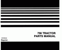 Parts Catalog for Versatile Tractors model 756