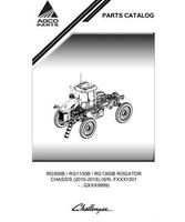 Challenger 571470D1B Parts Book - RG900B / RG1100B / RG1300B RoGator (chassis, eff Fxxx1001, 2015)