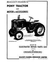 Massey-Harris 650097M5 Parts Book - 11 Pony Tractor
