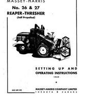 Massey-Harris 650549M2 Operator Manual - 26 / 27 Reaper Thresher
