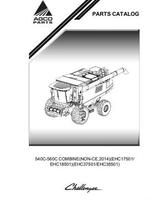 Challenger 651993M1 Parts Book - 540C / 560C Combine (non-CE, eff sn EHCxx501, 2014)