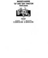 Massey-Harris 690057M3 Parts Book - 22 / 22K Tractor