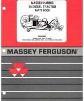 Massey-Harris 690086M4 Parts Book - 55 Tractor (dsl w/PSB inj pump, prior sn 10001)