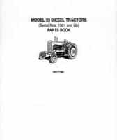 Massey-Harris 690177M2 Parts Book - 33 Tractor (diesel, with PSB injection pump)
