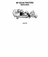 Massey-Harris 690201M2 Parts Book - 333 / 444 Tractor