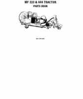 Massey-Harris 690205M3 Parts Book - 333 / 444 Tractor (hydraulic equipment & power steering)