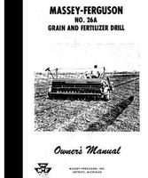Massey-Harris 690248M1 Operator Manual - 26A Grain Drill